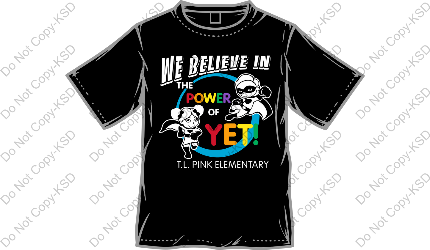 Pink Elementary- Power of YET! Spirit Shirt