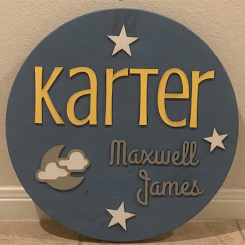 Wooden Round Signs