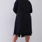Plus Open Front And Side Sleeveless Long Vest