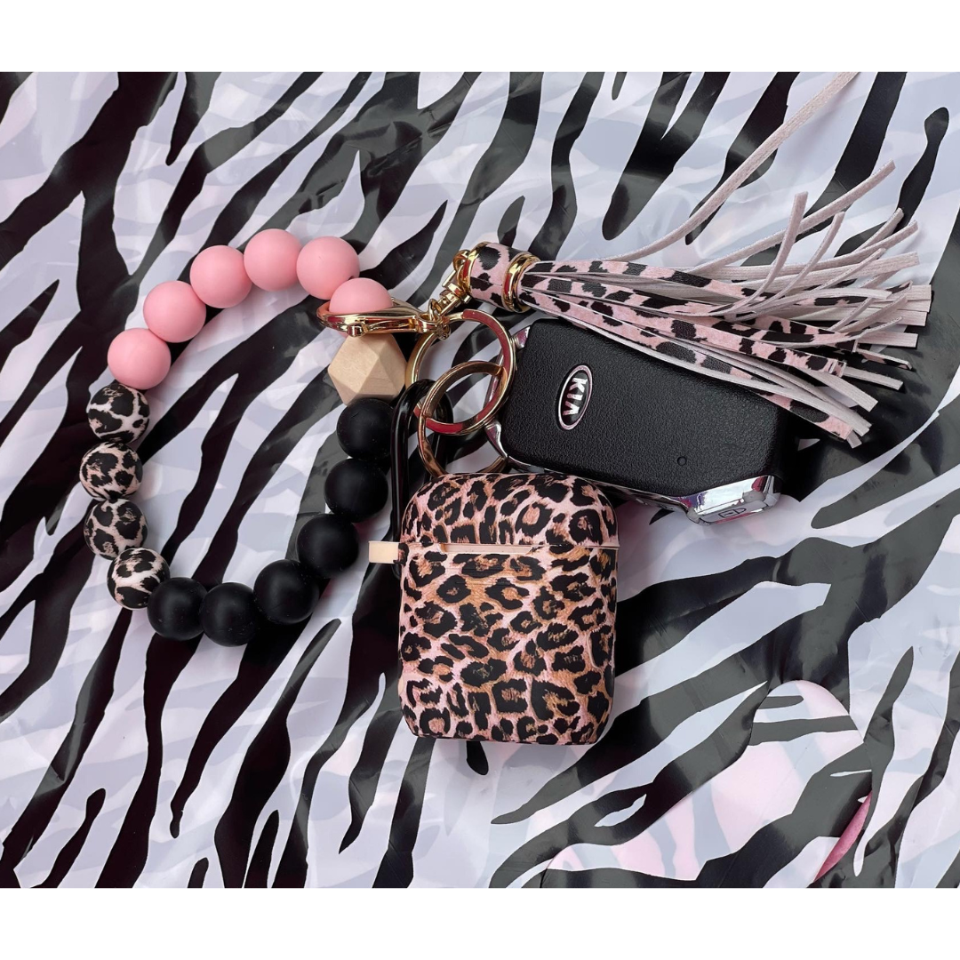 Engraved animal print Keychains